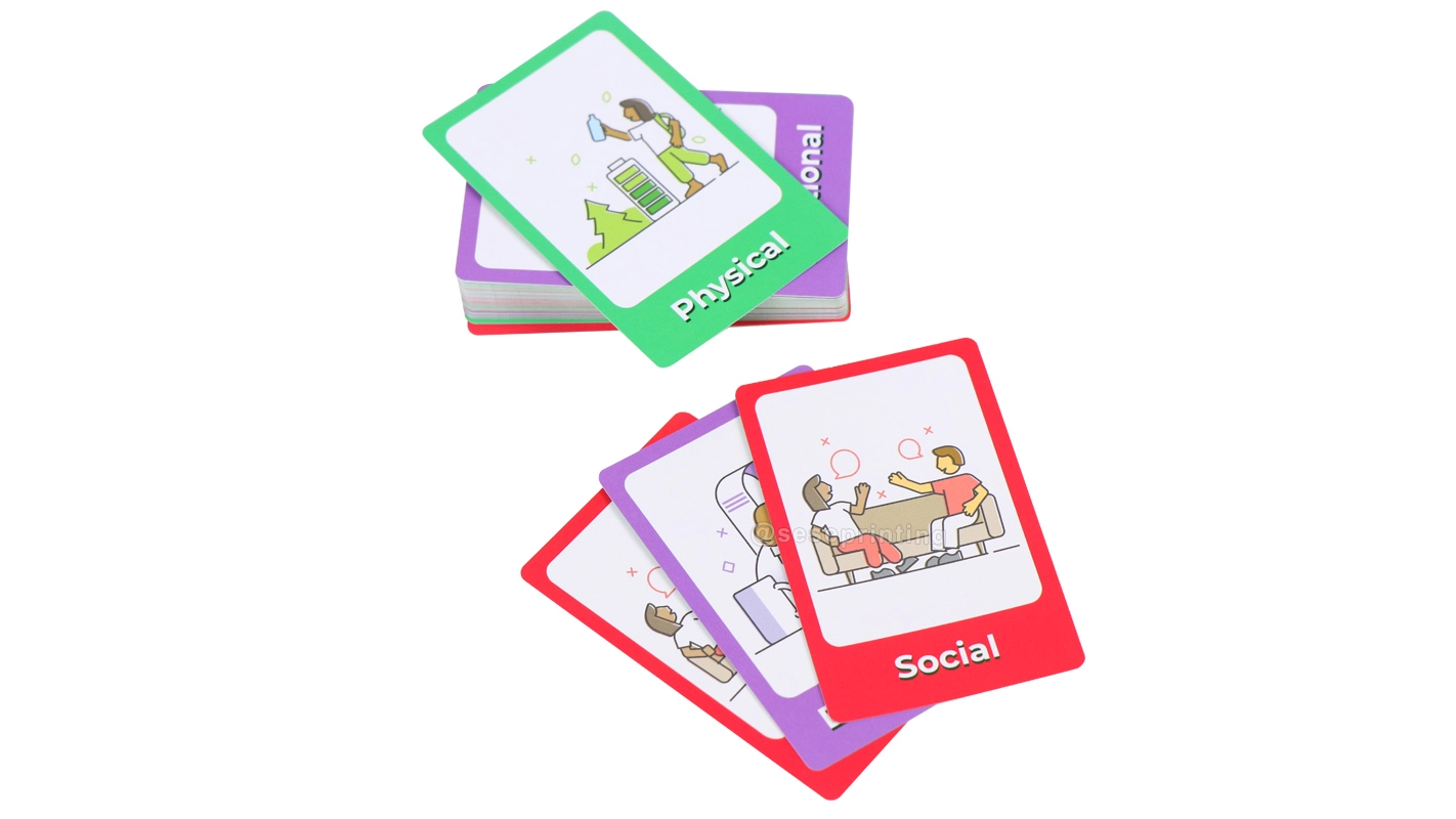 Customized Personalized Customization Kids Educational Cards Paper Health Flashcards | SeSe Printing 1