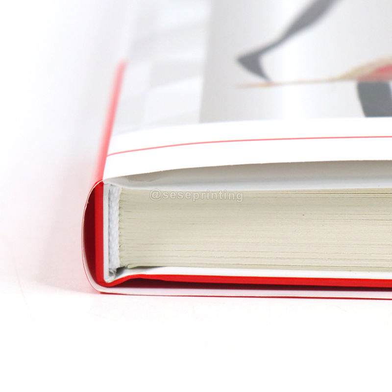 Custom Book Printing 157g Coated Paper Professional Hardcover Book with Dust Jacket 8