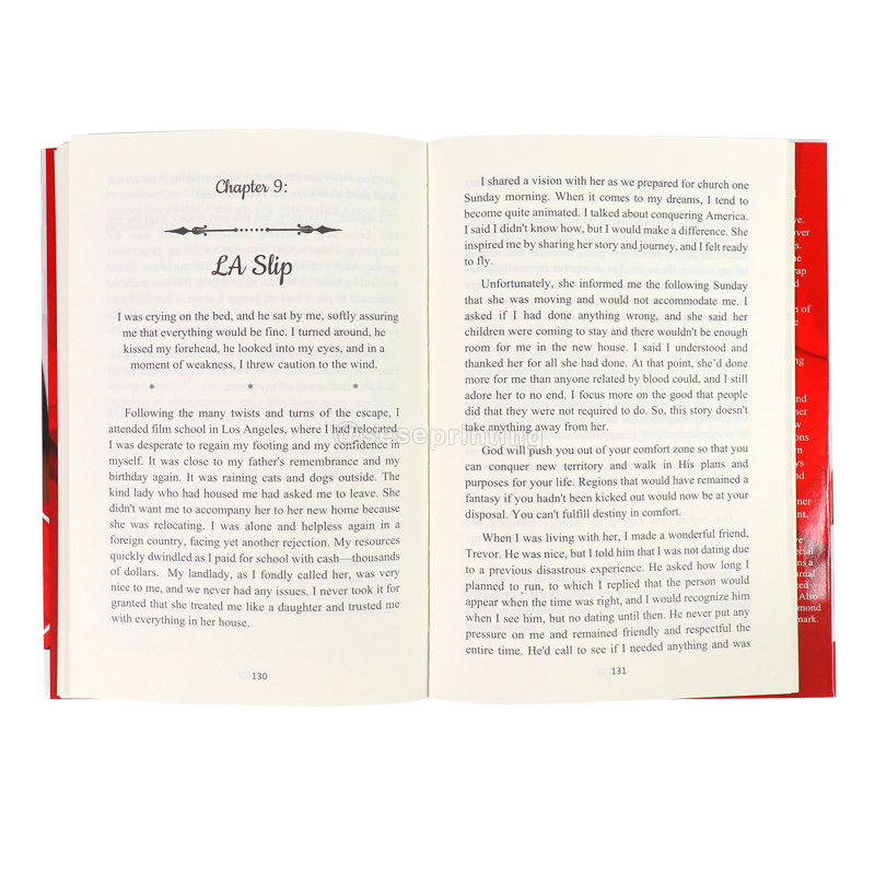 Custom Book Printing 157g Coated Paper Professional Hardcover Book with Dust Jacket 7