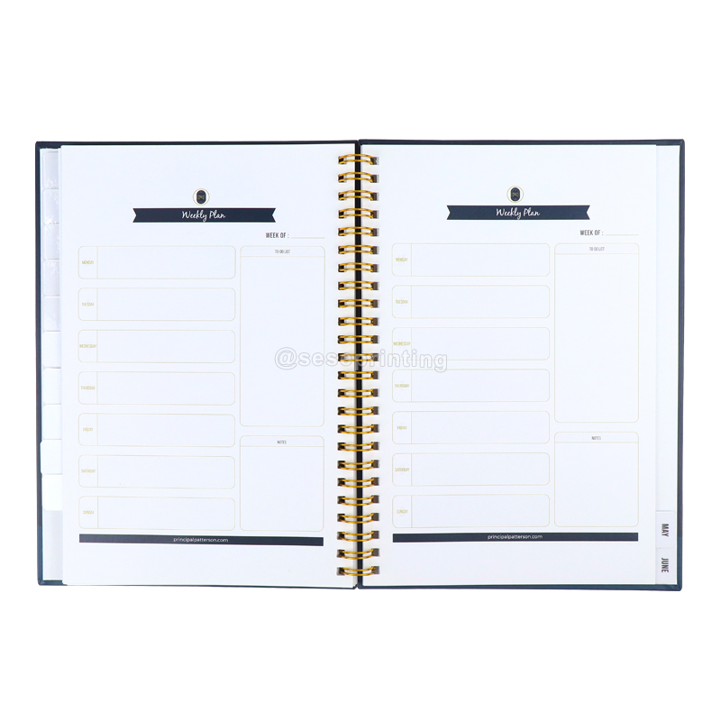 Custom Wire Planner Design Weekly Monthly Plan Journal Leader Planner | SeSe Printing 7