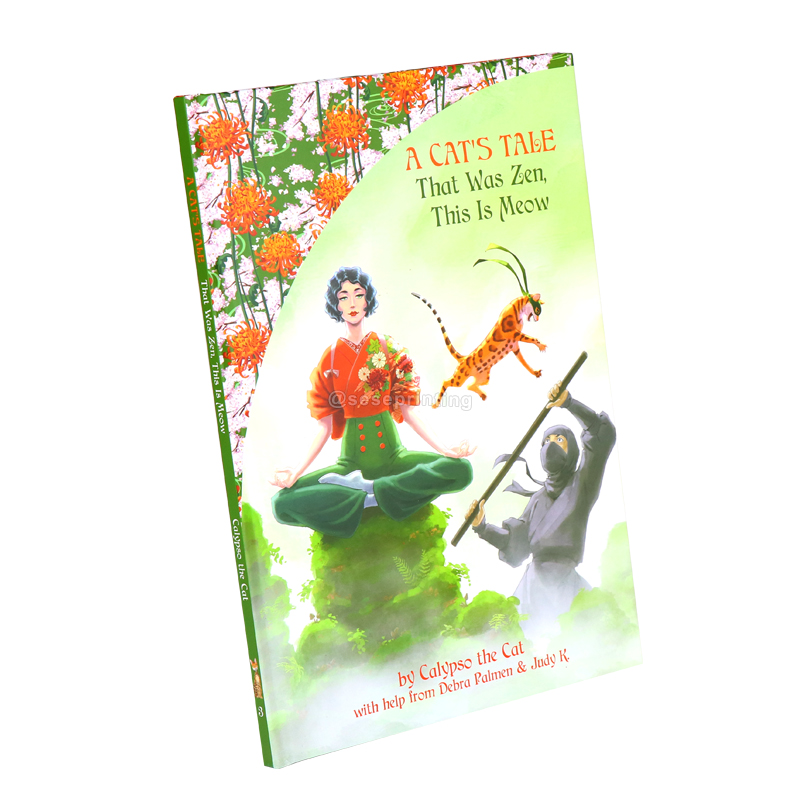 Printing Kids Comic Hardcover Matte Sublimation Children Story Books 7