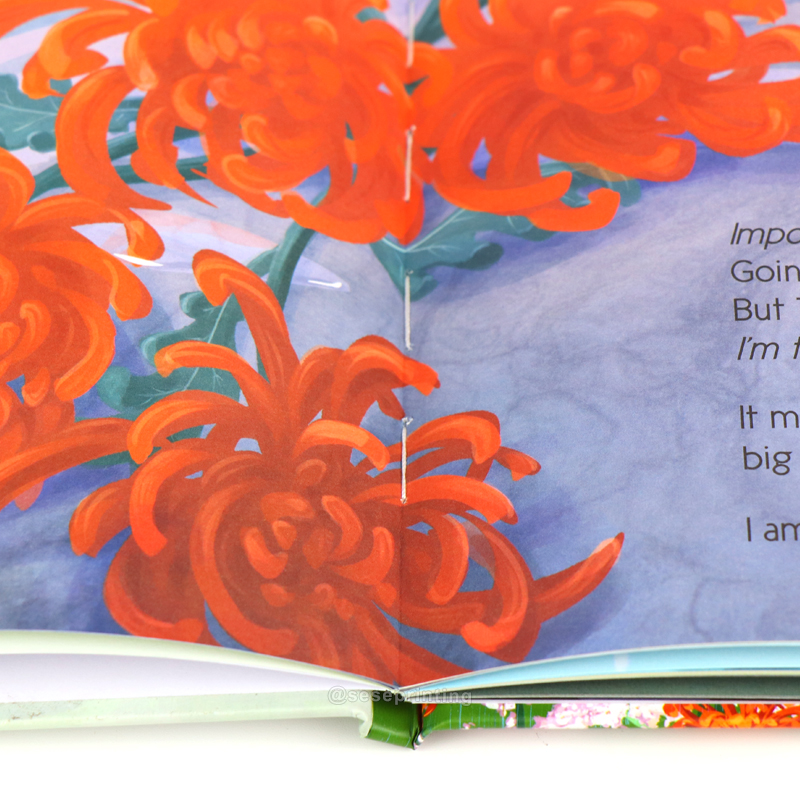 Printing Kids Comic Hardcover Matte Sublimation Children Story Books 9