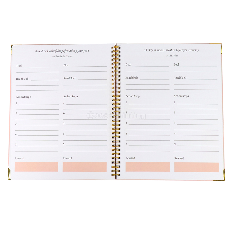 Custom Daily Monthly Schedule Planner Printing Goal Planner Journal 8