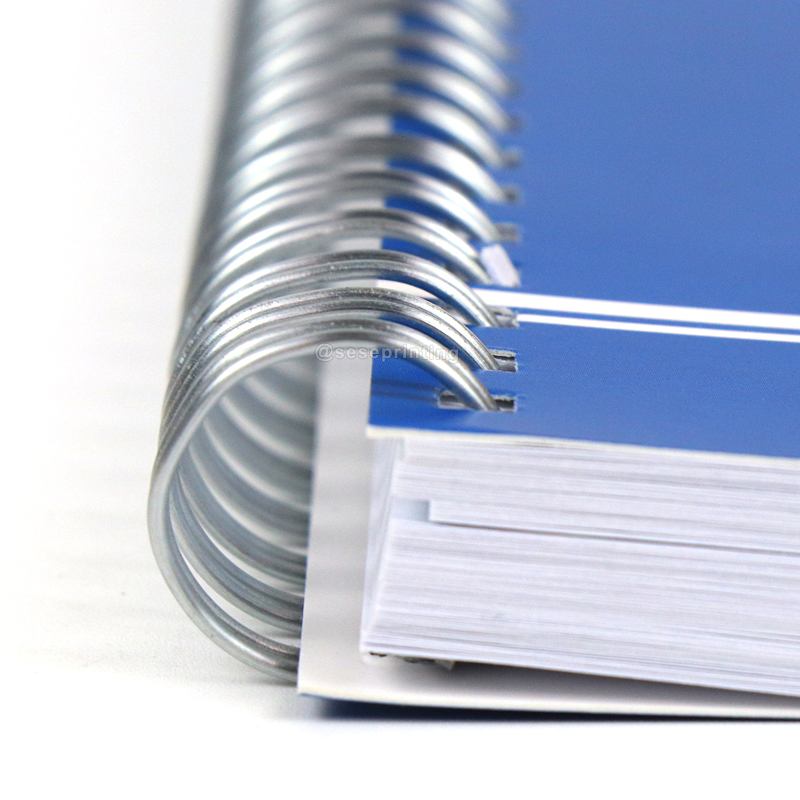 Custom A5 Spiral Notebooks Blank Pages Wire Bound Sketch Notebooks 9