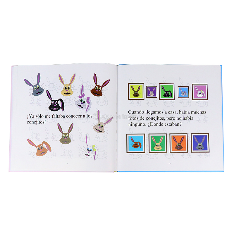Personalised Design Hardcover Matte Lamination Children Books Printing 8