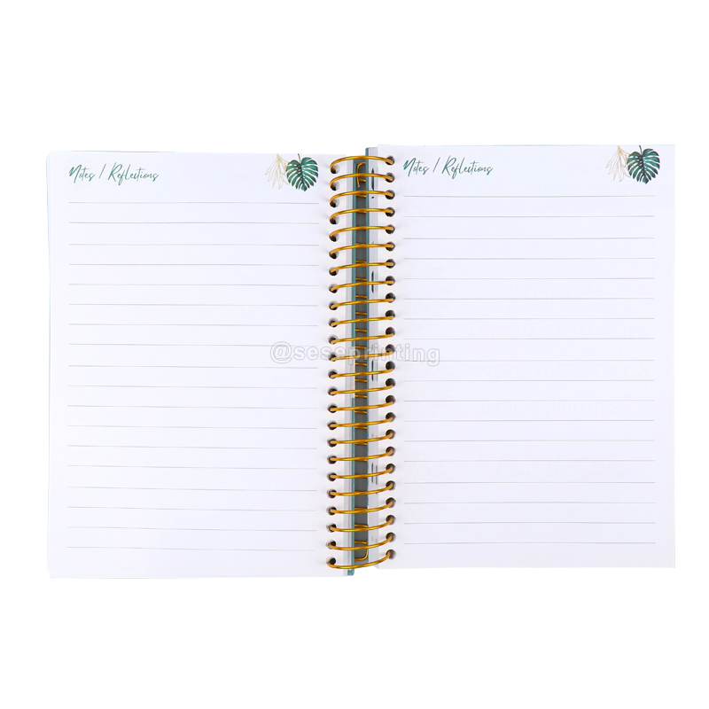 Spiral Notebook Daily Weekly Planner Agenda Life Journal Printing 8