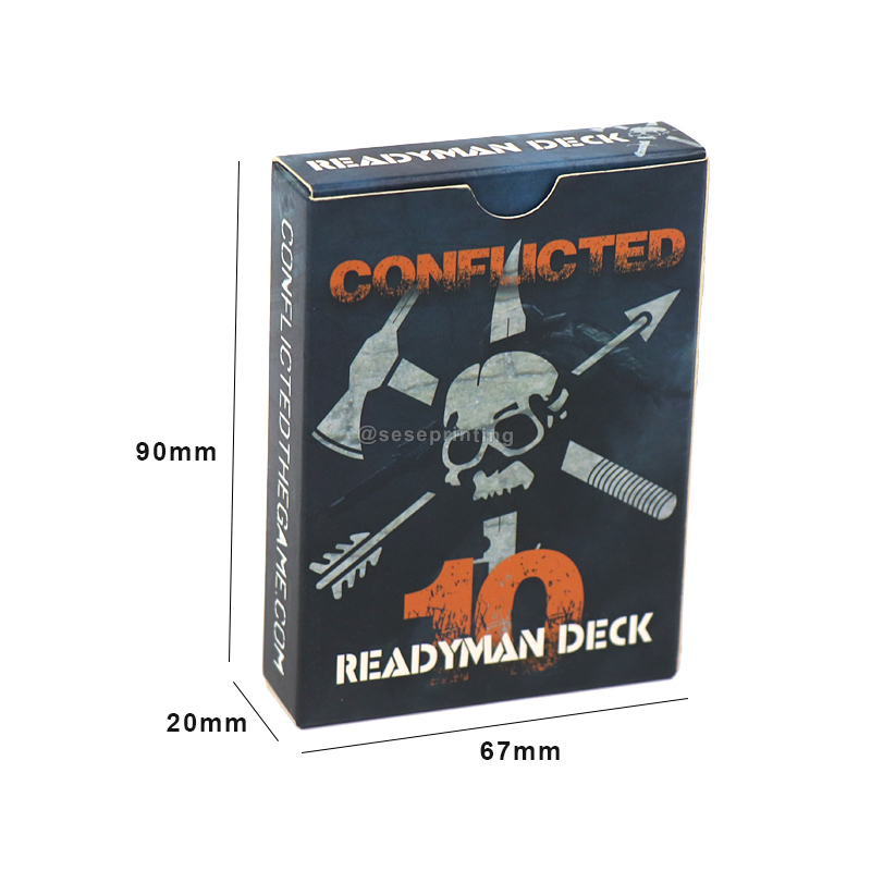 Personal Customized Card Game Double Design Printing Playing Card Deck 6