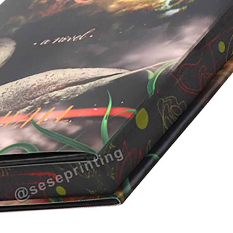 Case Bound Hardcover Fiction Book Printing with Sprayed Edges 10