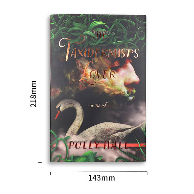 Case Bound Hardcover Fiction Book Printing with Sprayed Edges 6