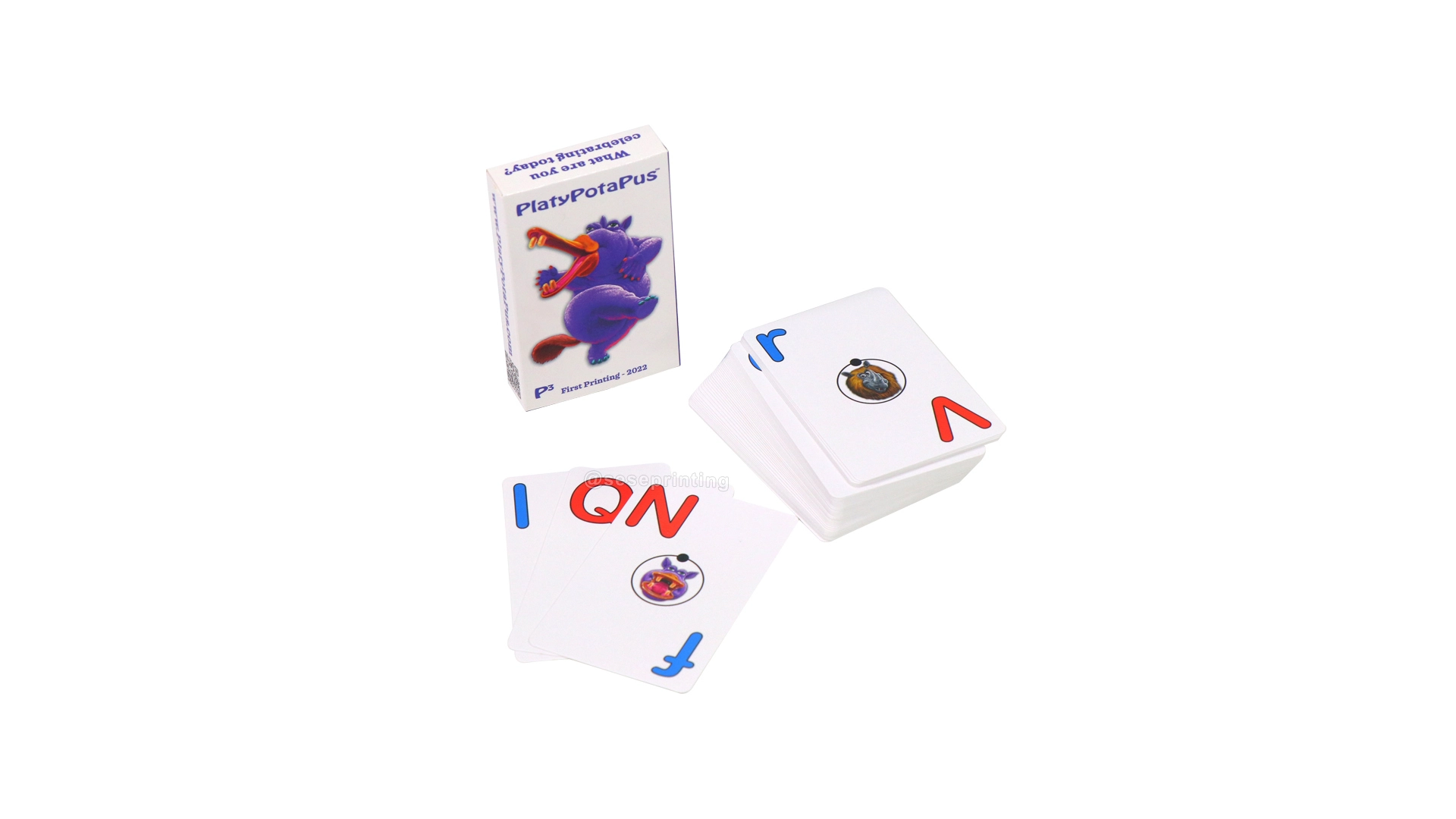 Kids Early Learning Alphabet Cards Custom Printed Flash Cards 1