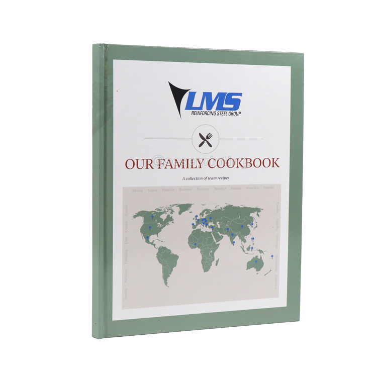 Recipe Book Hardcover Cooking Book Custom Family Cookbook Printing 7