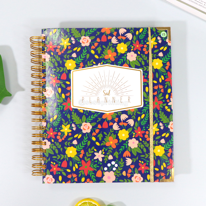 Custom Daily Planner Journal Wirebound Organizer Planner Notebook 6