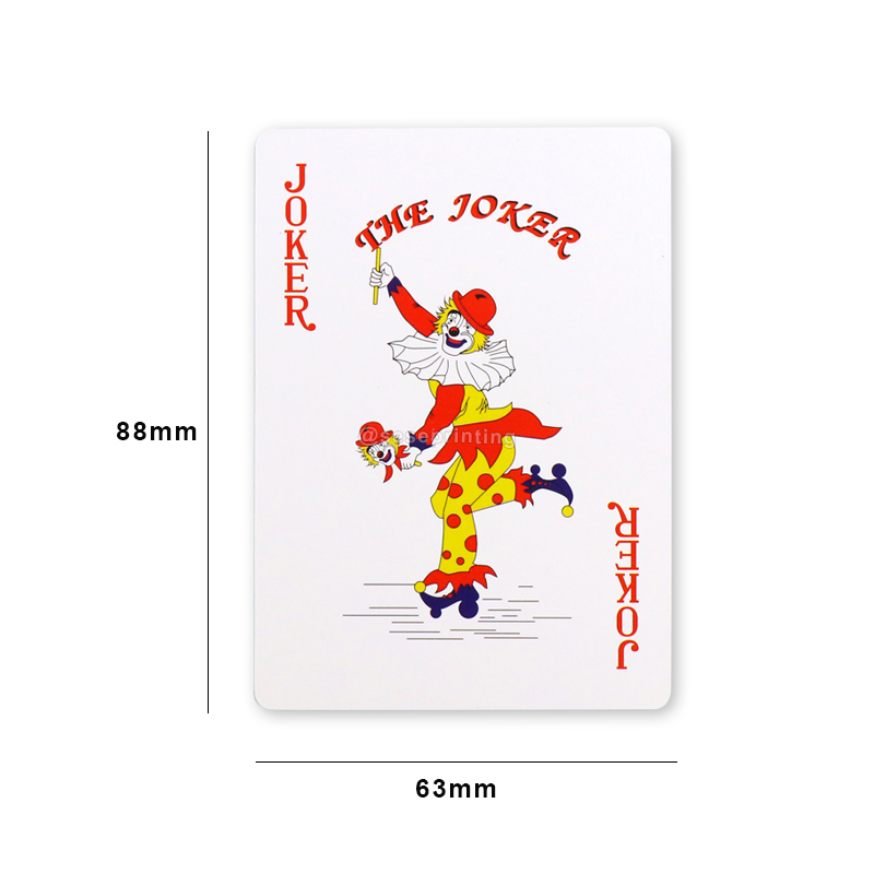 Printed Card Game Custom Professional Poker Novelty Playing Cards 7