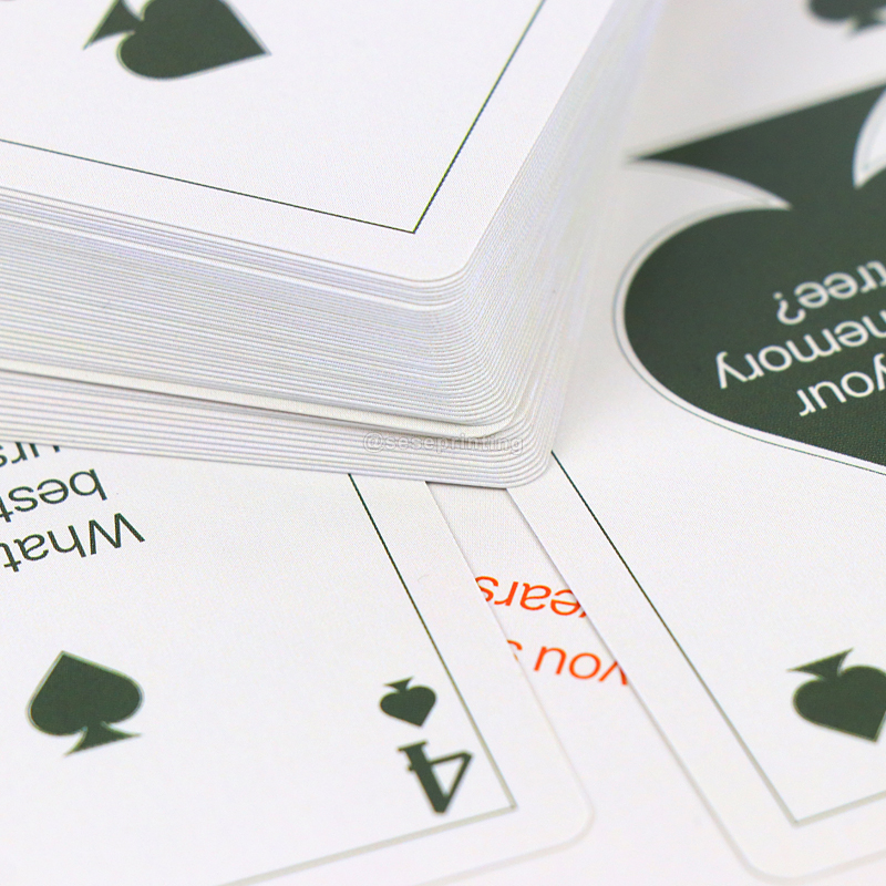 Printing Poker Cards Paper Family Question Cards Adult Playing Card Game 9
