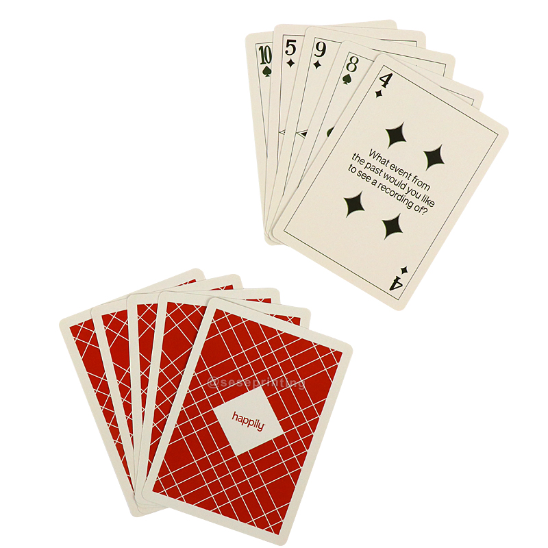 Printing Poker Cards Paper Family Question Cards Adult Playing Card Game 8