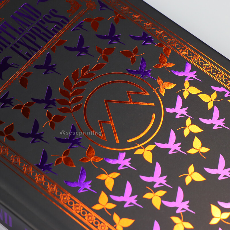Gold Foil Hardback Novel Book Printing Full Color Image Edges 9