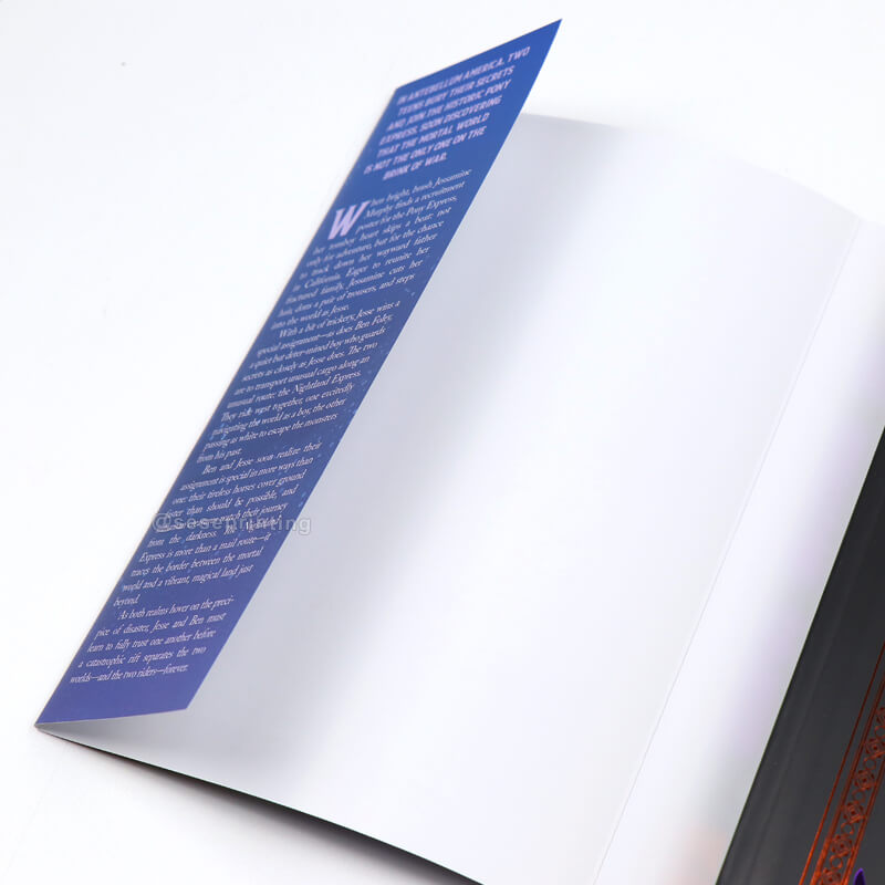 Gold Foil Hardback Novel Book Printing Full Color Image Edges 8