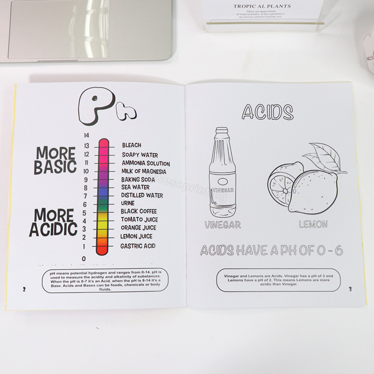 Custom Activity Coloring Book Cartoon Painting Book for Kids 7