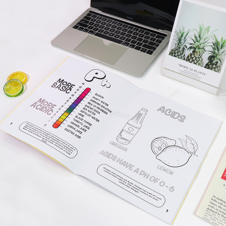 Custom Activity Coloring Book Cartoon Painting Book for Kids 8