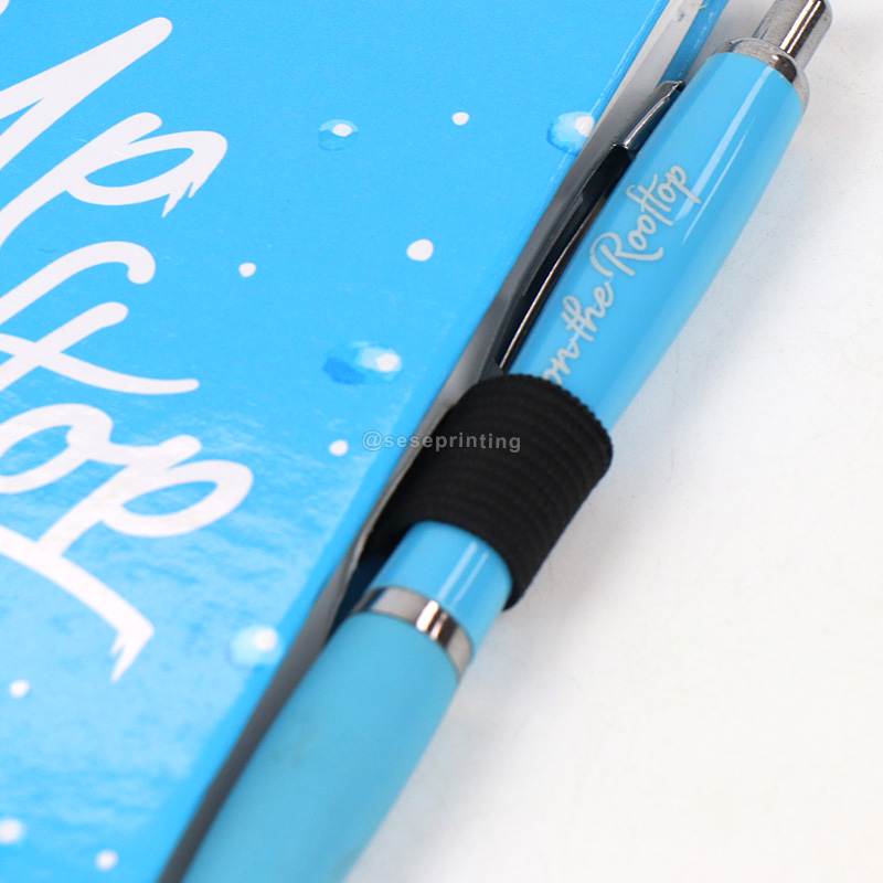 Custom Office Memo Travel Journal Note Book Manufacturing with Pen Holder 9