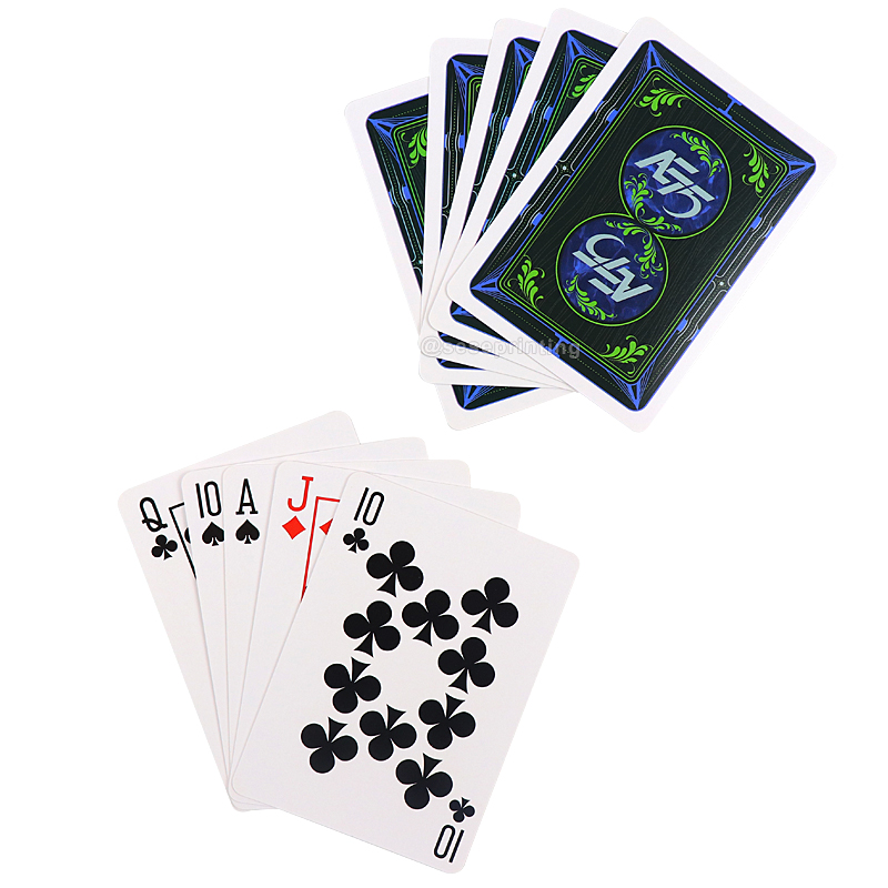 Playing Cards Custom Logo Poker Set Printed Art Paper Card Game for Adult 8