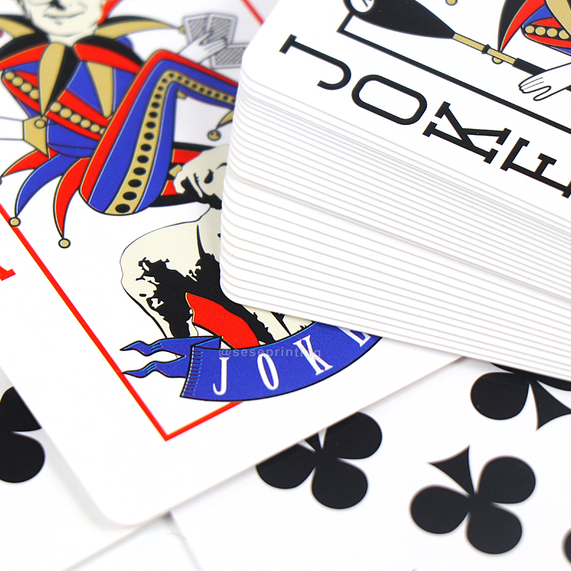 Playing Cards Custom Logo Poker Set Printed Art Paper Card Game for Adult 9