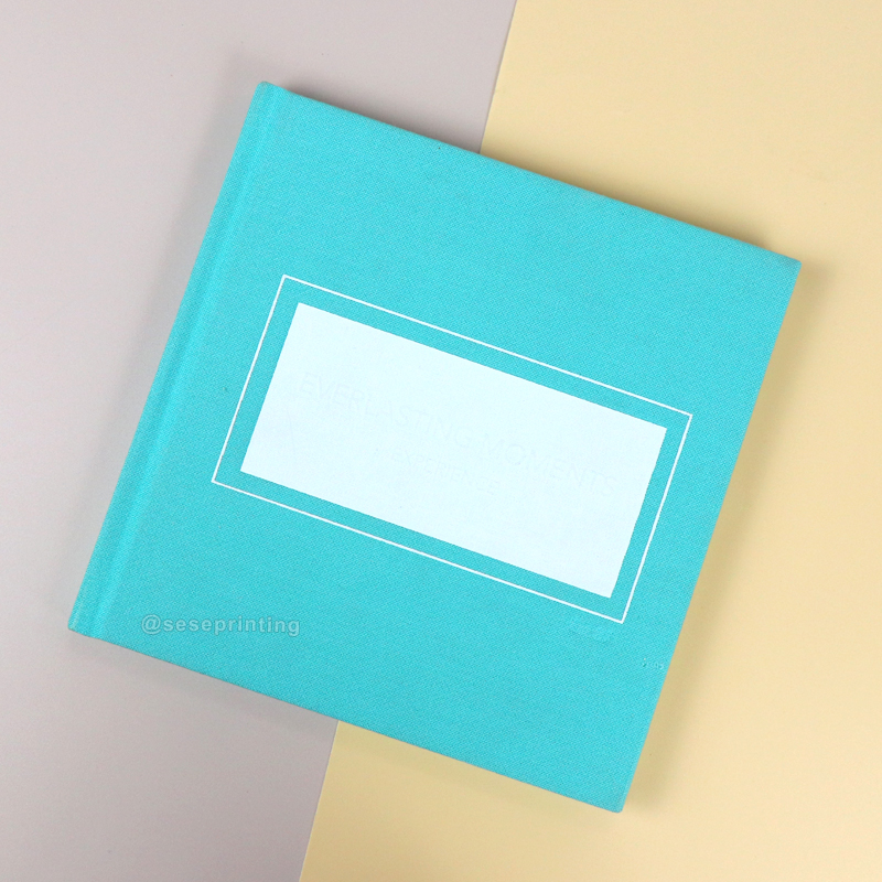 Fabric Linen Cloth Hardcover Butter Paper Book Printing Photo Book 6