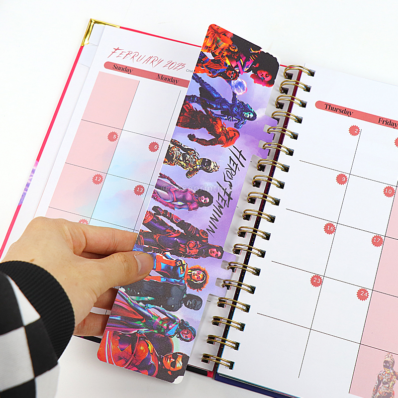 A5 Spiral Journal Notebook Custom Money Saving Budget Planner Books 8