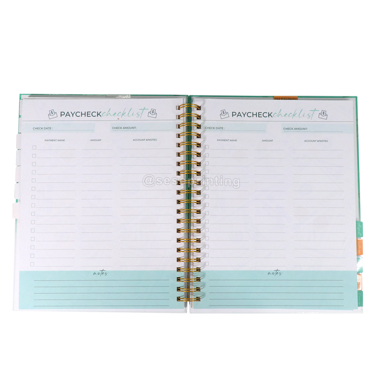 Printing Monthly Budget Planner Custom Financial Goal Workbook Journal 9