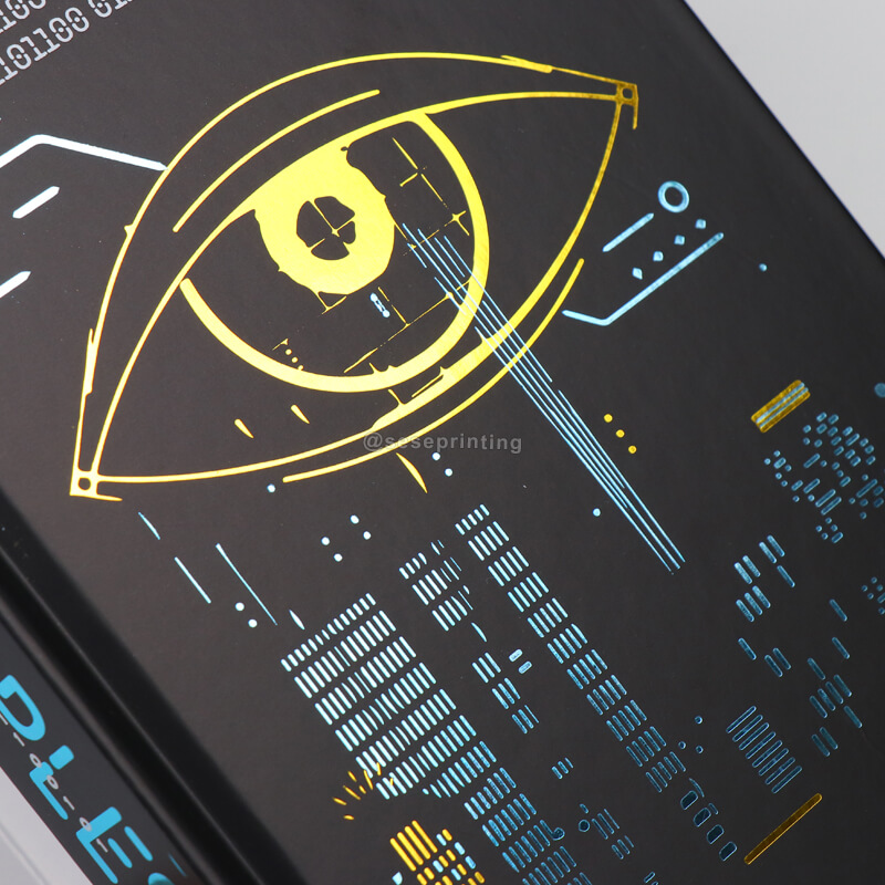 Custom Hardback Novel Book Printing Colored Edges/Dust Jacket 9