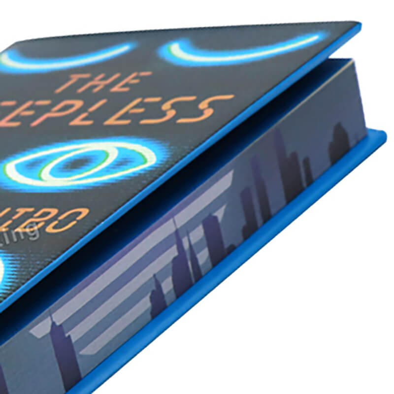 Custom Hardback Novel Book Printing Colored Edges/Dust Jacket 10
