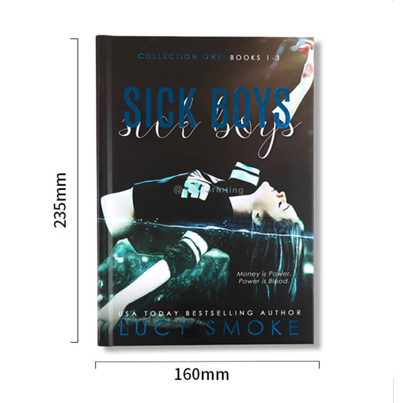 848 Pages Special Edition Hardback Book Printing Sprayed Edges 6