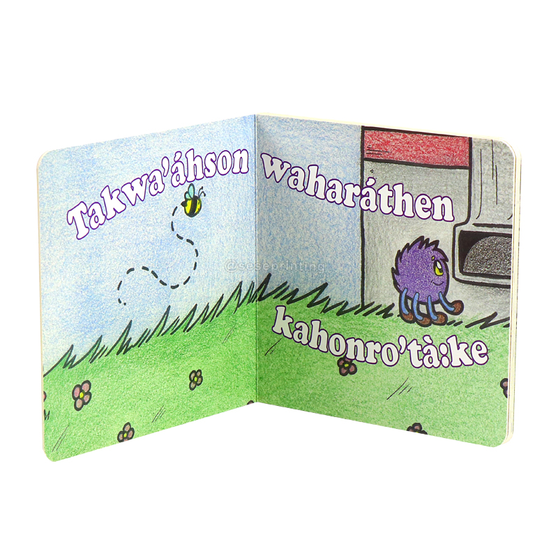 Children Kids Illustration Story Book Baby Cardboard Book Printing 7