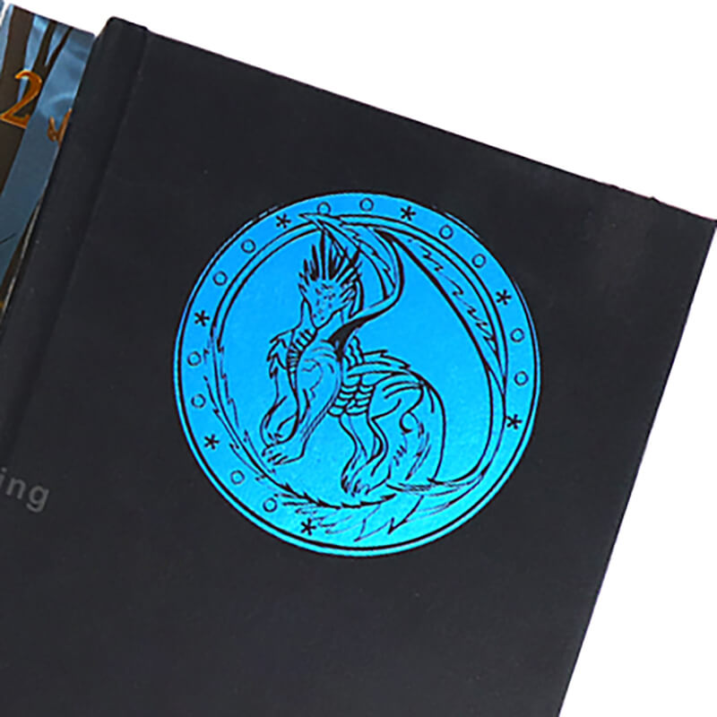 Custom Sprayed Edges Hardcover Book Printing with Dust Jacket 9