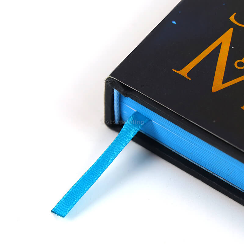 Custom Sprayed Edges Hardcover Book Printing with Dust Jacket 11