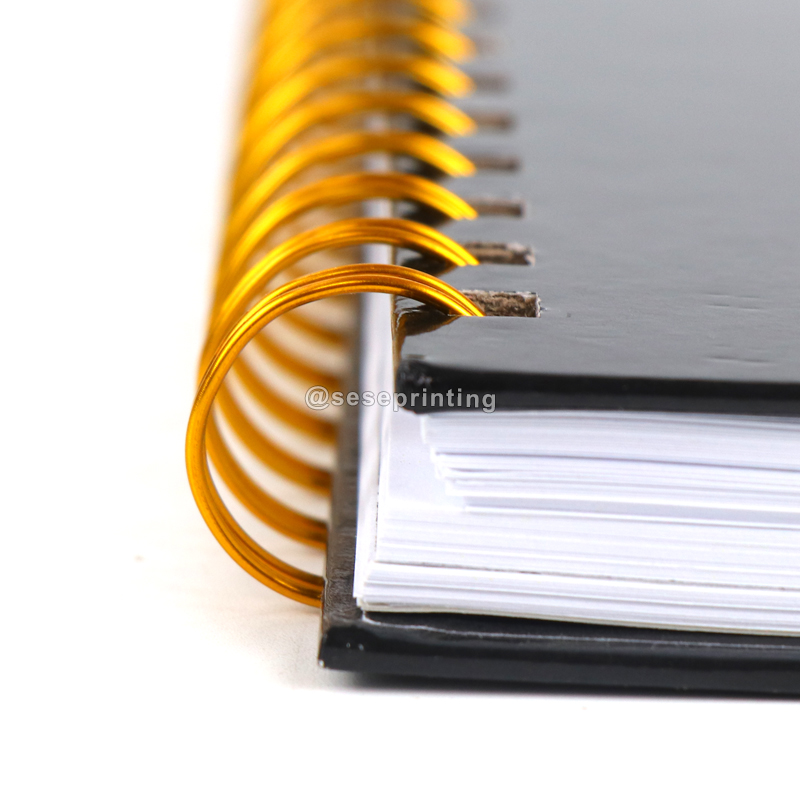 Custom Spiral Notebook Business Planner Hardcover Printed Diary Journal 9