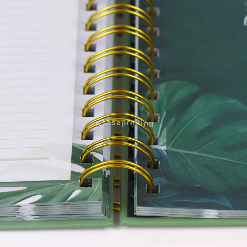 Custom Private Label Planner Spiral Notebook Daily Journal for Workouts 8