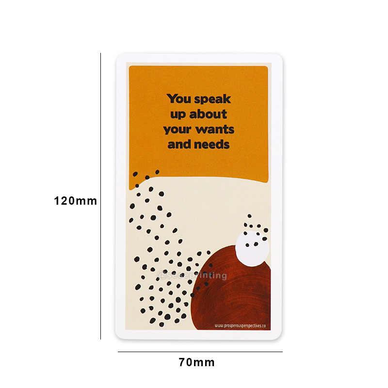 Custom Printing 55 Positive Card Games Affirmation Cards for Black Women 7