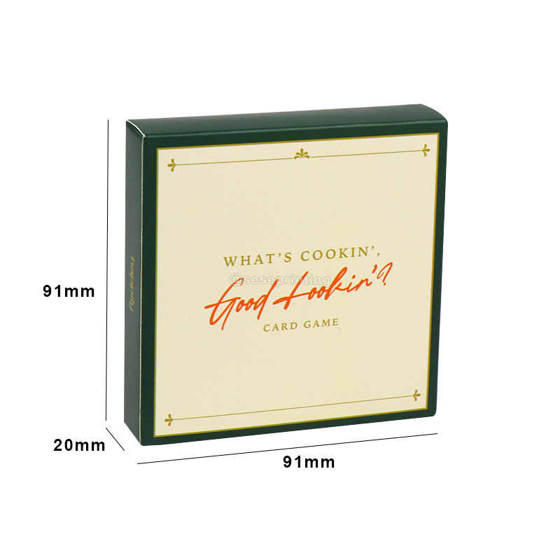 Custom Square Card Game Adult Family Question Conversation Card 6