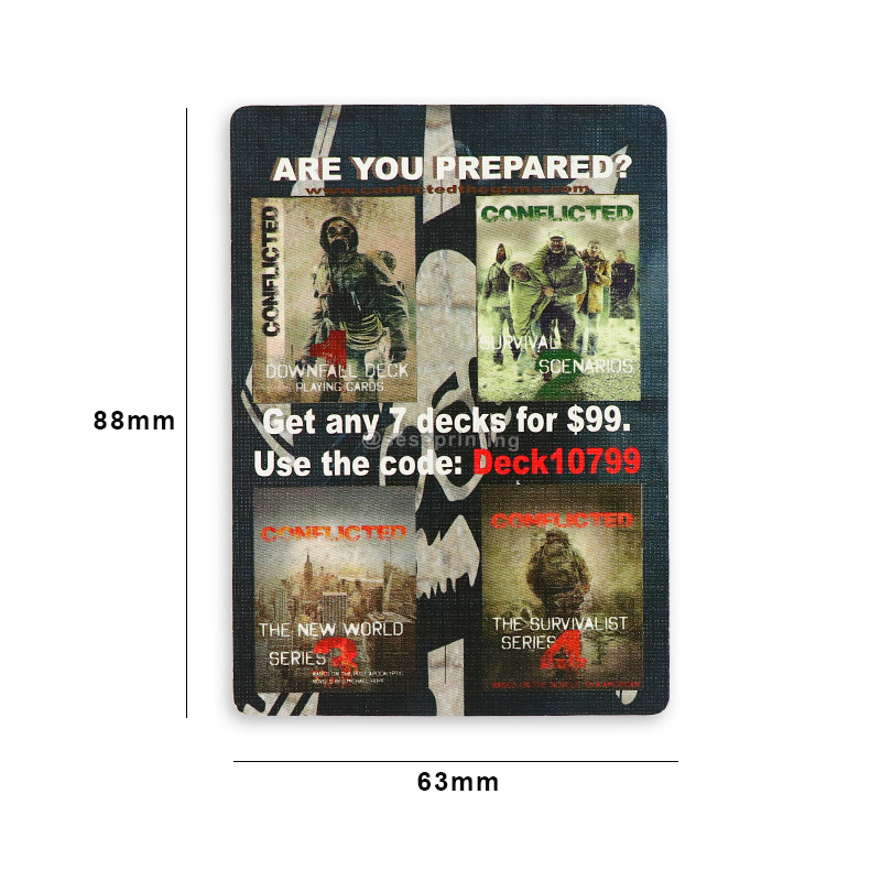 Luxury Paper Game Card Printing Custom Playing Cards Set with Box 7