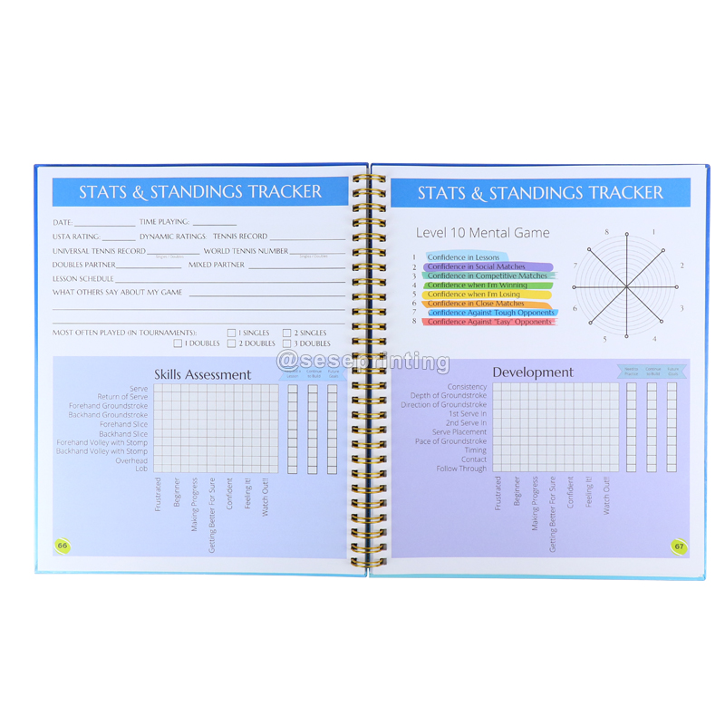 Custom Print Spiral Planner Study Task Diary Journal Lesson Log Book 7
