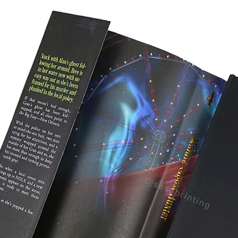 Custom Book Printing Services Hardcover Book Printing Sprayed Edge 8