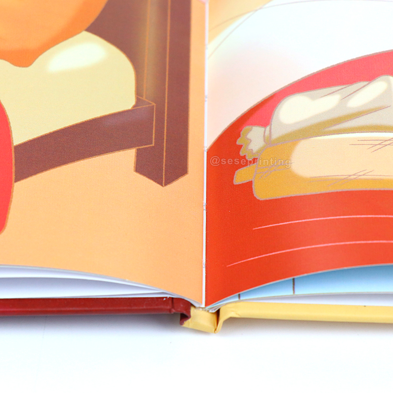 Hardcover Children's Story Book Custom Activity Book Printing Service 9