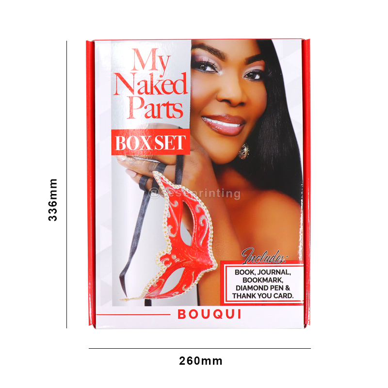 Custom Logo Cardboard Shipping Box Mailer Box Journal Packaging Box 6