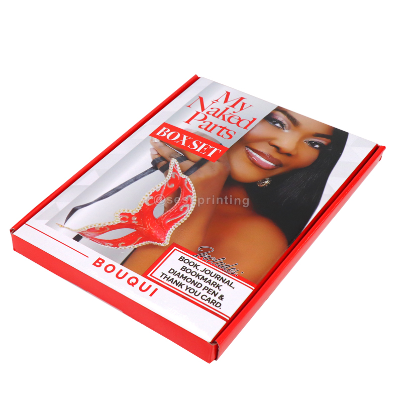 Custom Logo Cardboard Shipping Box Mailer Box Journal Packaging Box 7