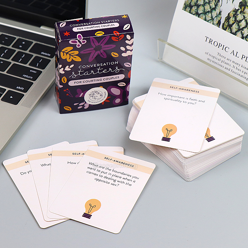 Custom Printing Family Conversation Cards Couples Game Card Manufacturer 8