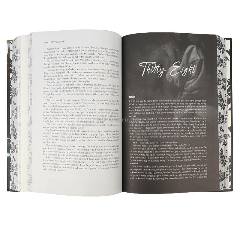 Publishing Books Custom Hardcover Books Printing Sprayed Edges 7