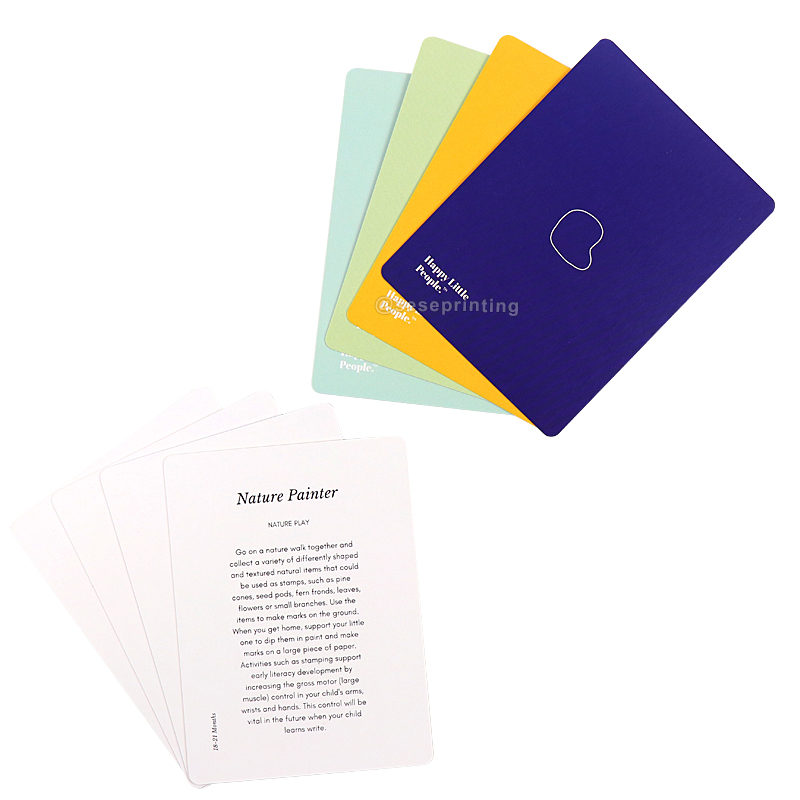 Wholesale Custom Printing Design Learning Card Flashcards Cognitive Cards 8