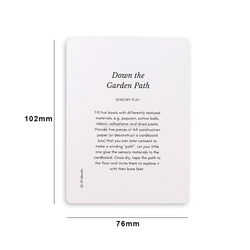 Wholesale Custom Printing Design Learning Card Flashcards Cognitive Cards 7