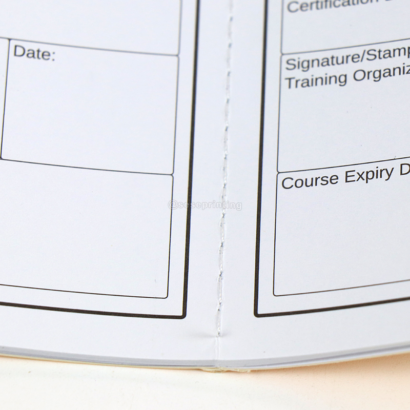 Printing Spot UV Logo Safety Passport Leather Cover Passport Booklet 8